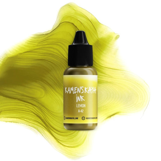 Kamenskaya Alcohol Ink 15ml | Core A-42 Lemon -