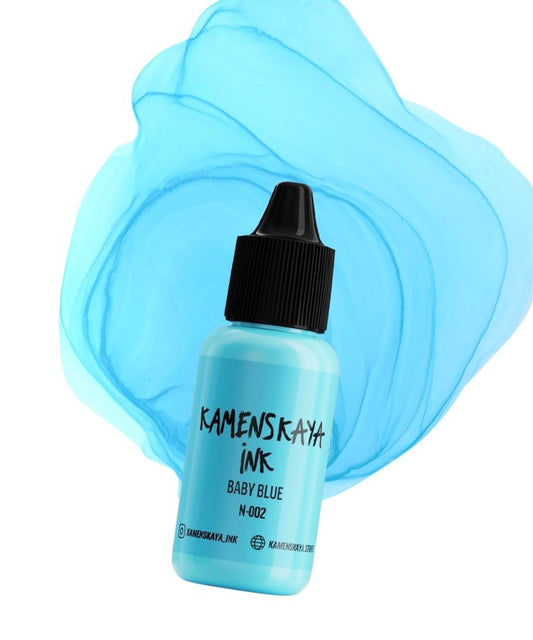 Kamenskaya Alcohol Ink 15ml | Nude N-002 Baby Blue -