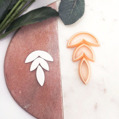 Leaf Clay Cutters | Triple Tiered Set - 