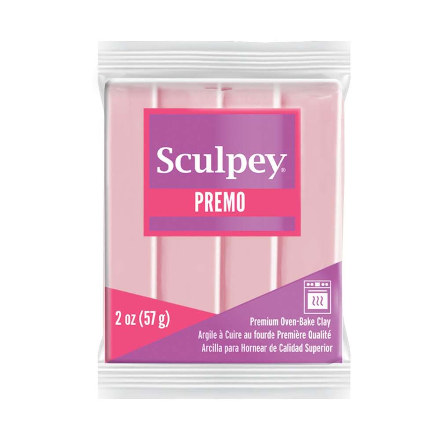 sculpey premo polymer clay 57g 5508 light pink - old-packaging - kaly and klay