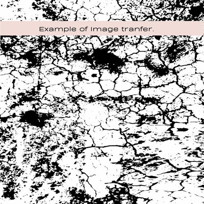 Marble Silkscreen Stencil | Marbled Effect Cracked Pattern - 