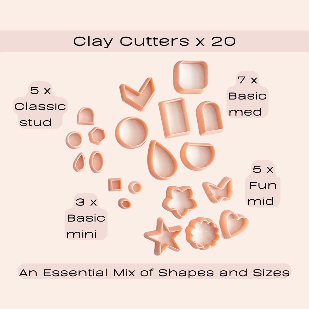 Mega Starter Kit | Polymer Clay Jewellery Beginners Set - 