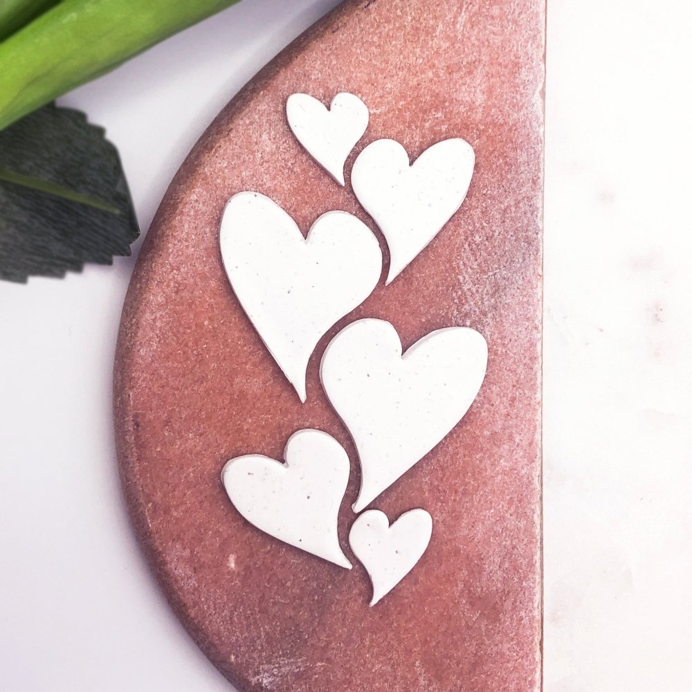 Organic Heart Polymer Clay Cutter| Valentines -Kaly and Klay