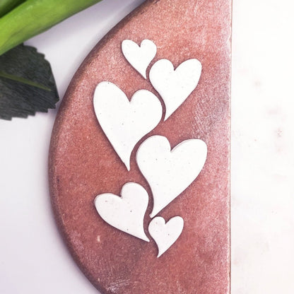 Organic Heart Polymer Clay Cutter| Valentines -Kaly and Klay