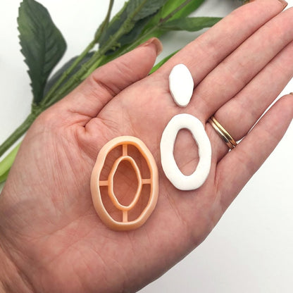 Organic Oval Donut Clay Cutter - 