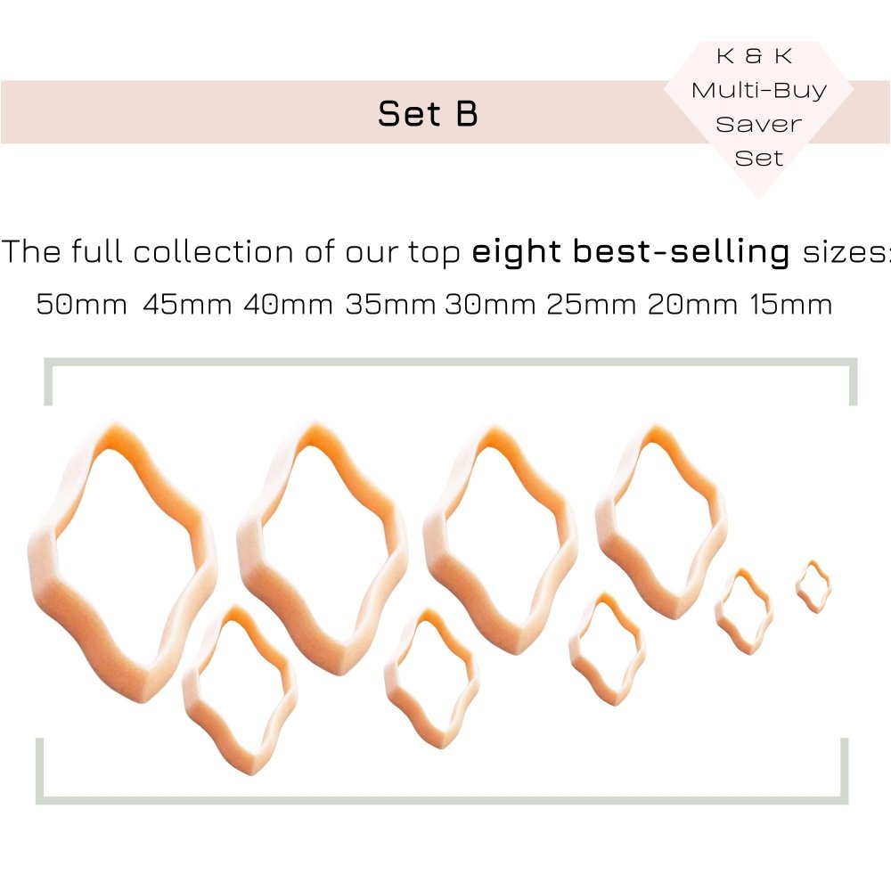 Ornate Diamond Clay Cutter - 