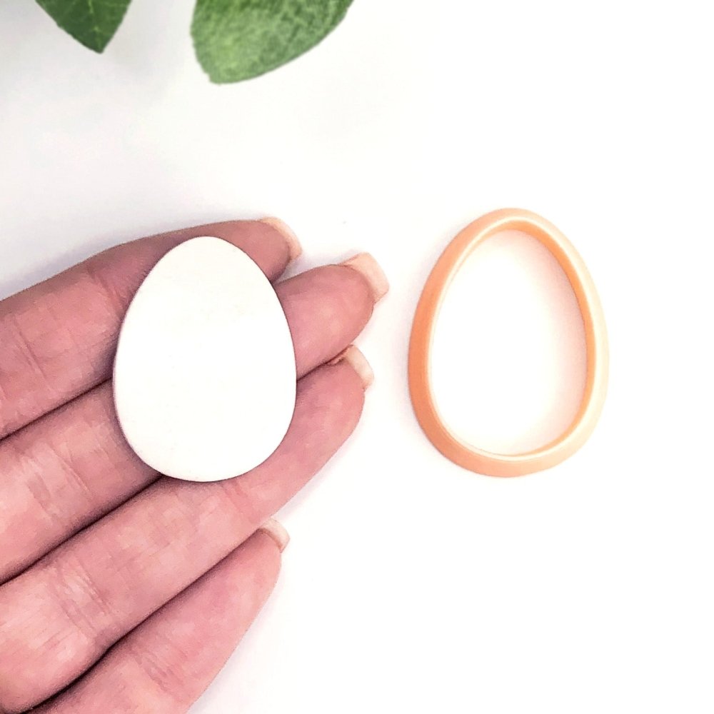 Oval Egg Clay Cutter - 