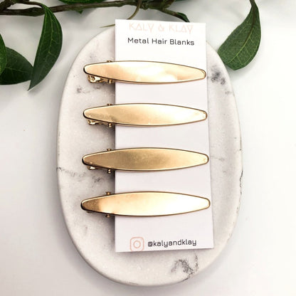 Pack of Barrette Hair Clip Blanks - 