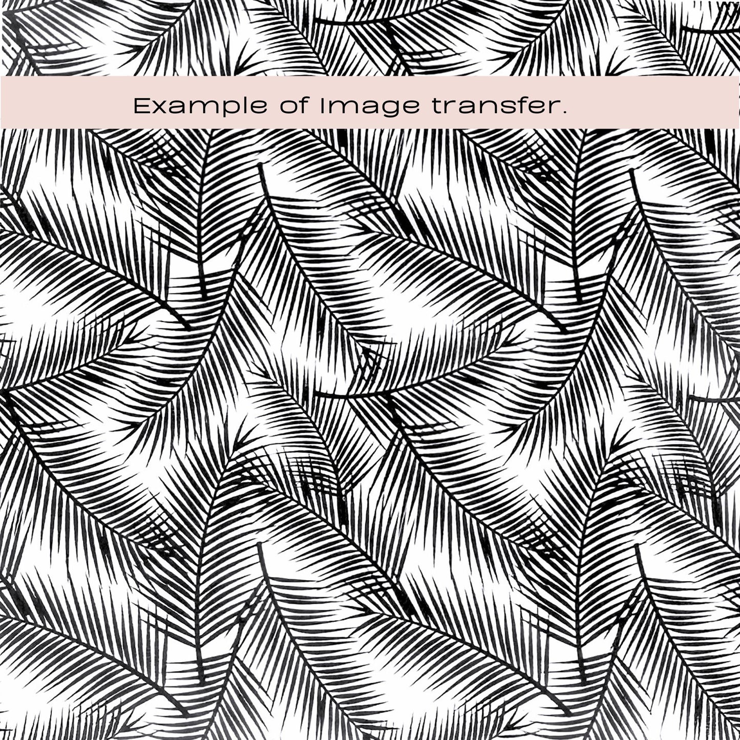 Palm Leaf Silkscreen Stencil