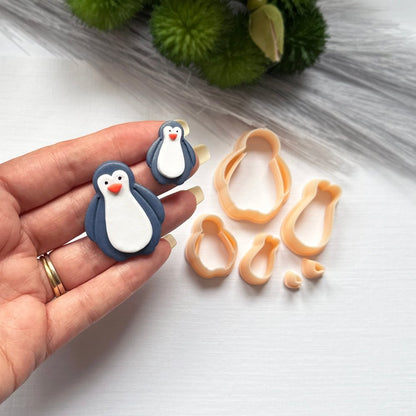 Penguin Clay Cutter | Set | Novelty | Christmas | Kaly and Klay