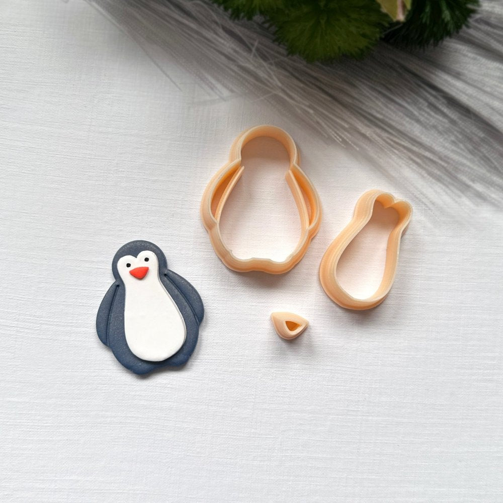Penguin Clay Cutter | Set |  Novelty | Christmas | Kaly and Klay