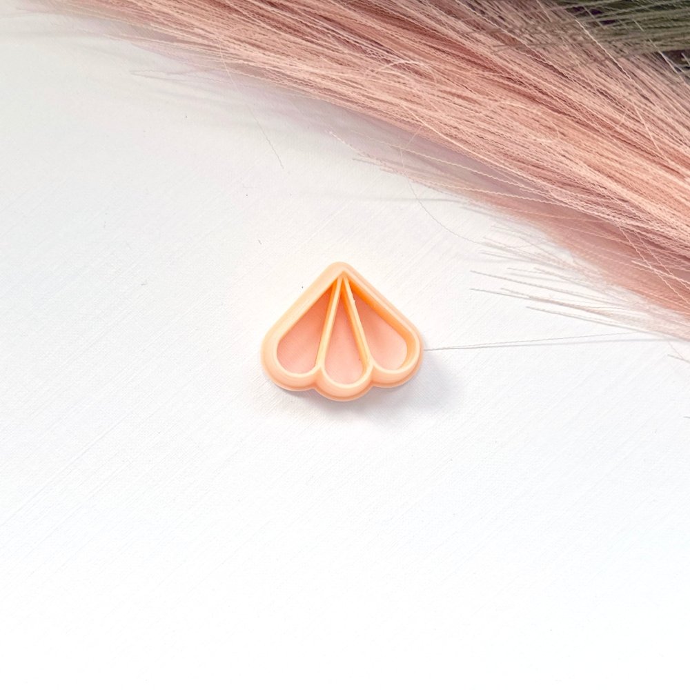 Petal Fan Polymer Clay Cutter - 