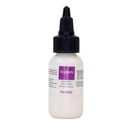 sculpey satin matte glaze for polymer clay