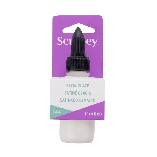 sculpey satin matte glaze for polymer clay