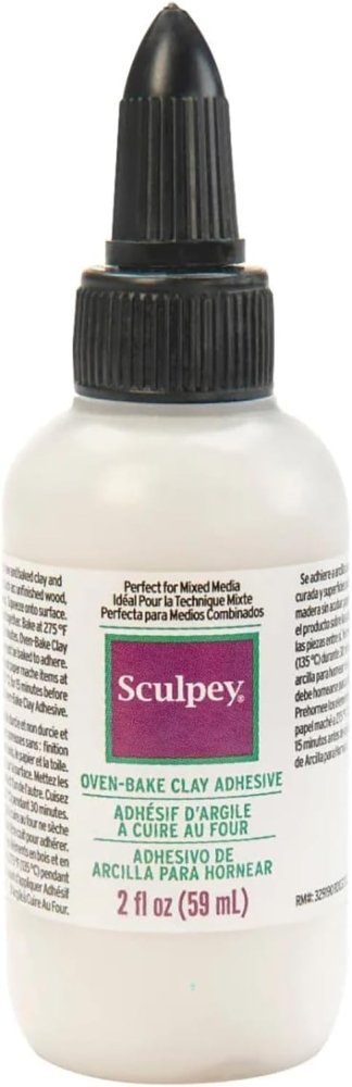 Sculpey Oven Bake Adhesive | 59ml Bake and Bond - 