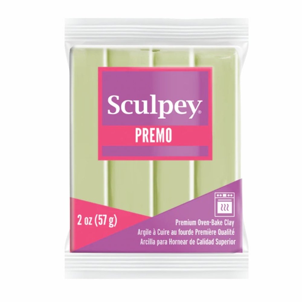 Sculpey Premo Polymer Clay | Light Lime - 57g - 