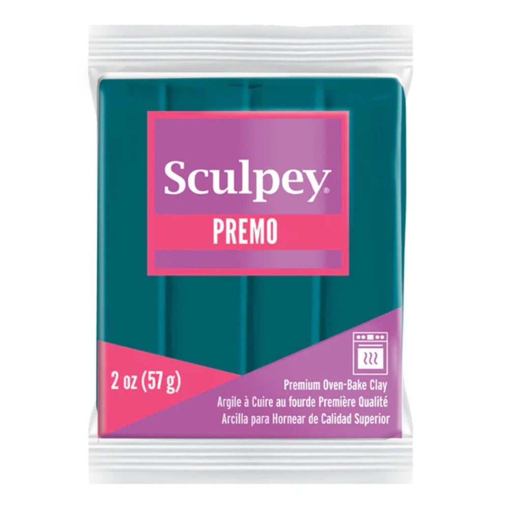 Sculpey Premo Polymer Clay | Teal - 57g - 