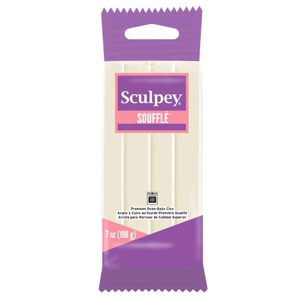 Sculpey Souffle Polymer Clay | 198g - 6647 Ivory - 