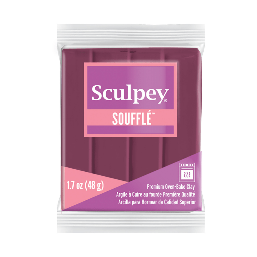 Sculpey Souffle Polymer Clay | 48g - 6028 Cabernet - 