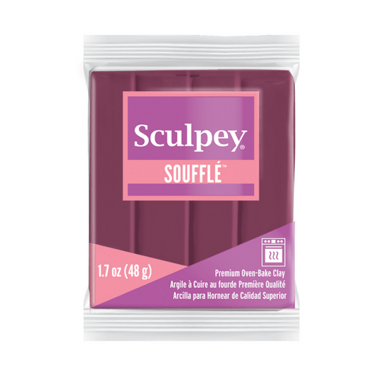 Sculpey Souffle Polymer Clay | 48g - 6028 Cabernet - 