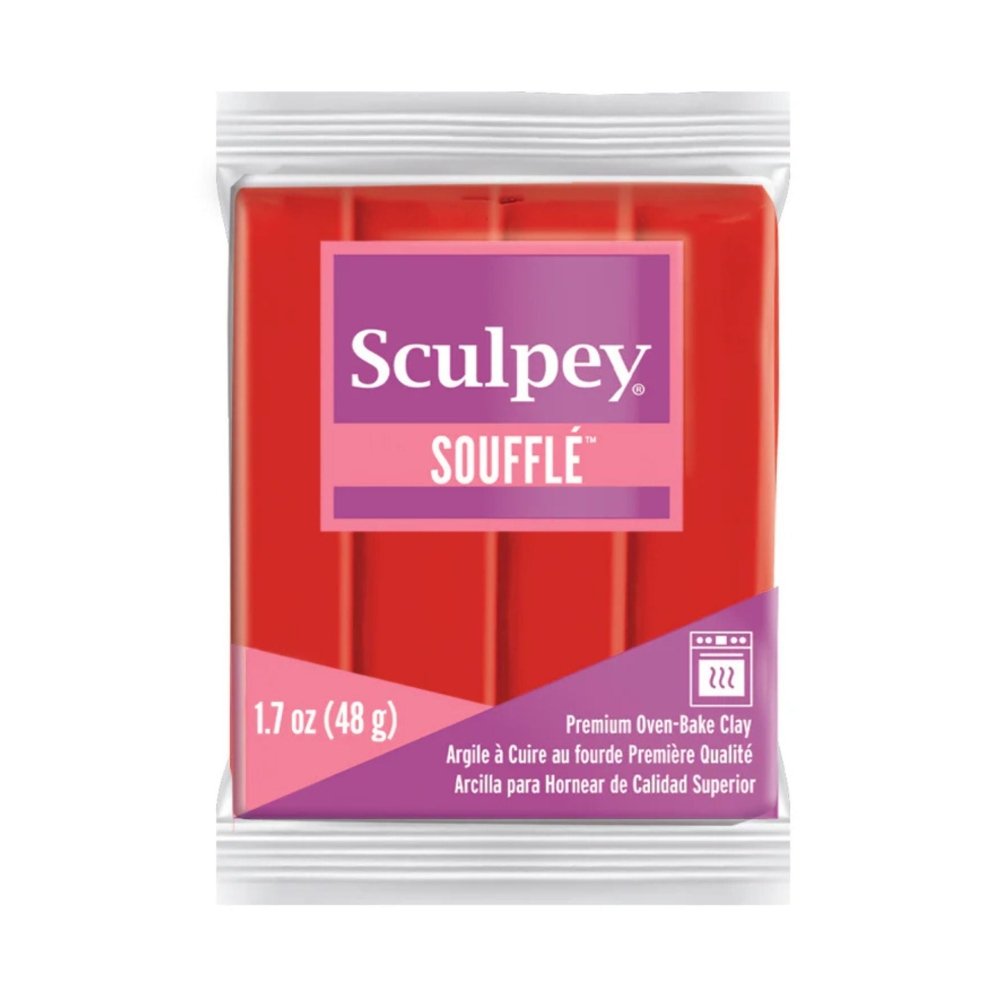 Sculpey Souffle Polymer Clay | Chilli Pepper - 48g - Kaly and Klay