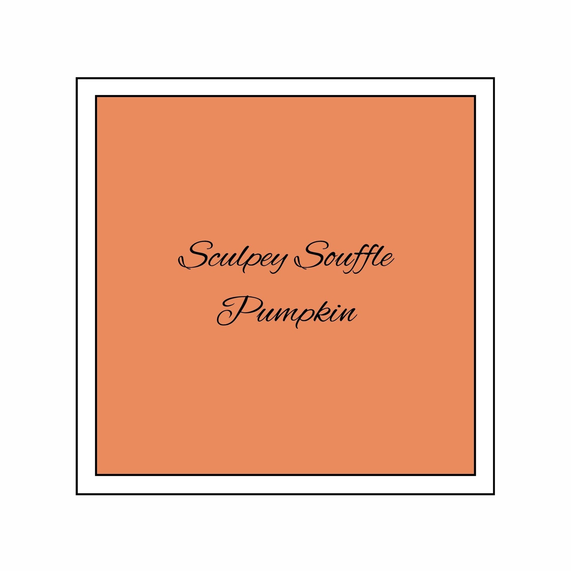 Sculpey Souffle Polymer Clay | 48g - 6033 in colour Pumpkin - colour swatch