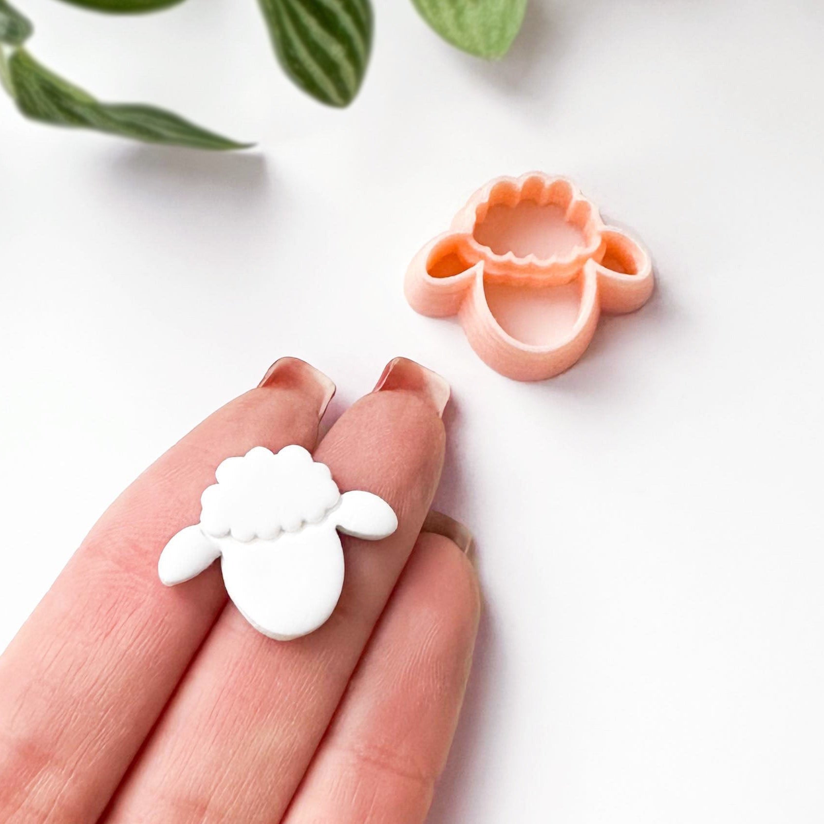 Sheep clay cutter for polymer clay earrings making or cookies