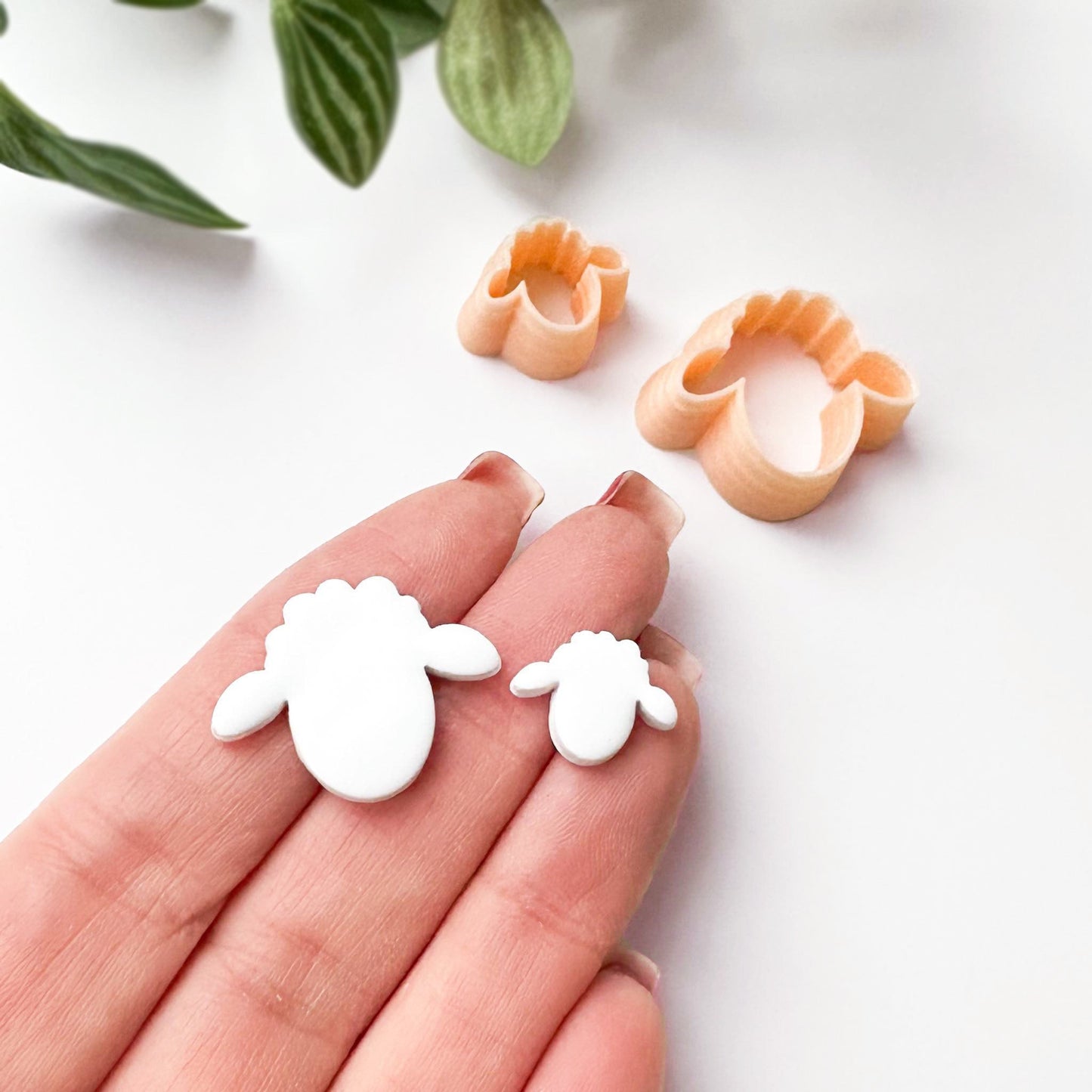 Sheep clay cutter for polymer clay earrings making or cookies