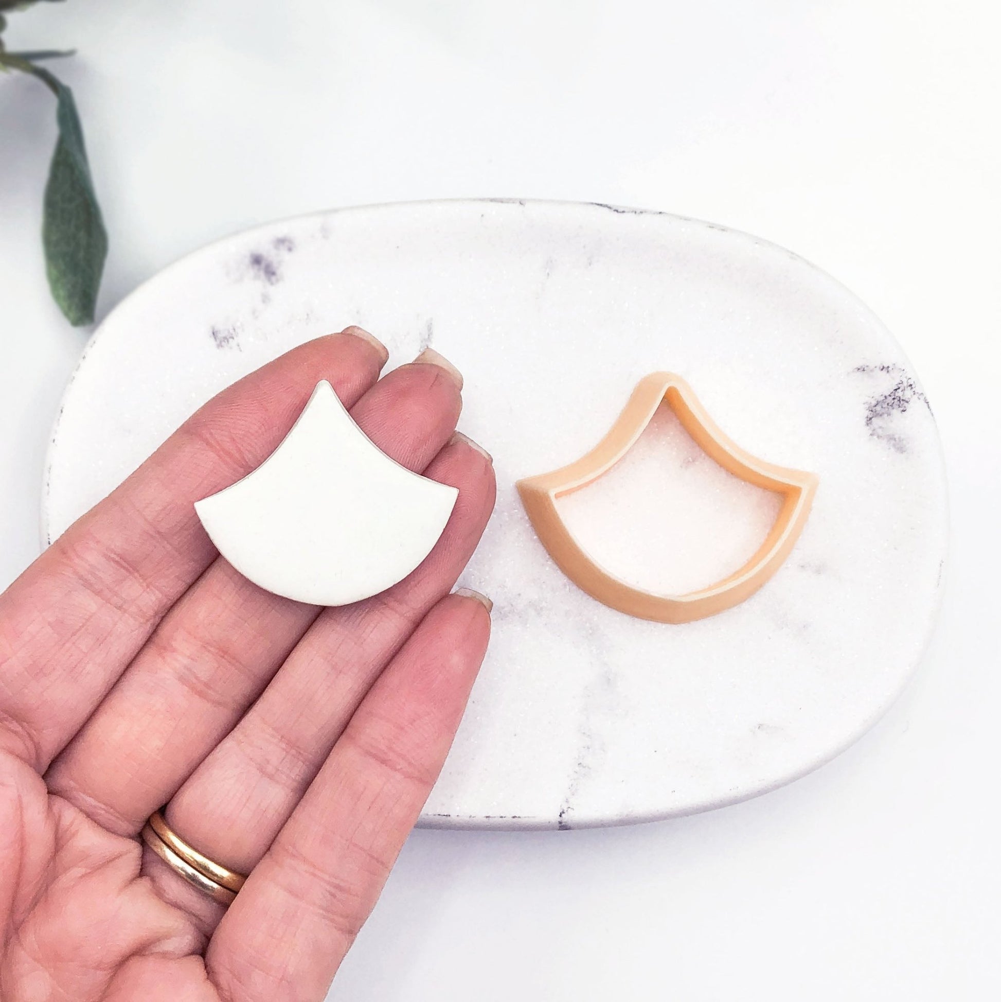 Shield crest clay cutter for jewellery makers and crafts