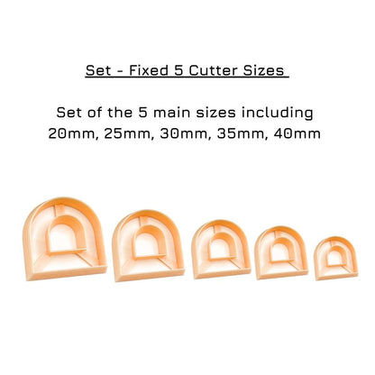 Short Arch Donut Polymer Clay Cutter -