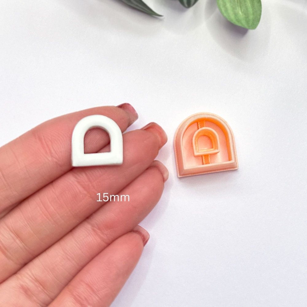 Short Arch Donut Polymer Clay Cutter -