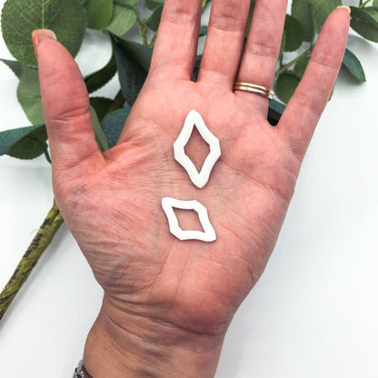 Skinny Diamond Donut Clay Cutter - Ornate | Kaly and Klay