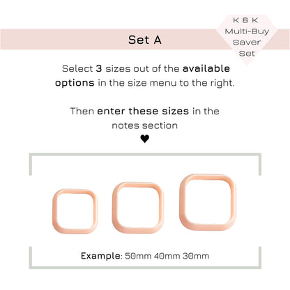 Soft Square Clay Cutter - 