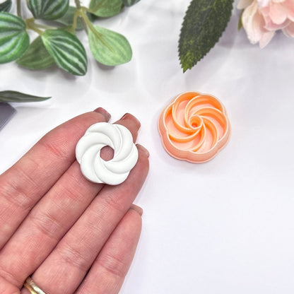 Spiral Clay Cutter | Round Entwined Donut -