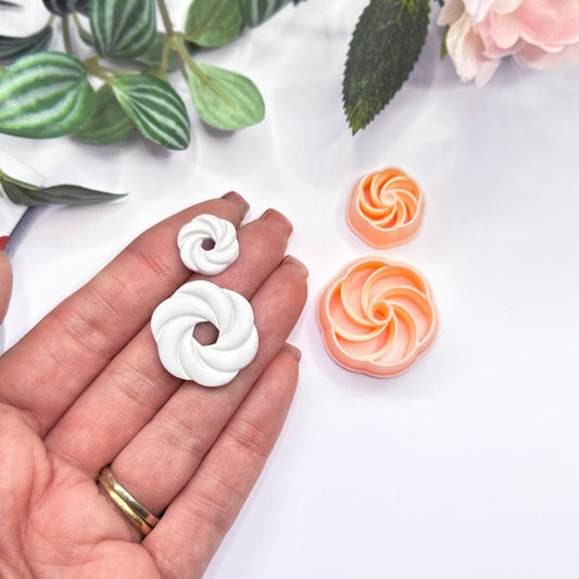 Spiral Clay Cutter | Round Entwined Donut -