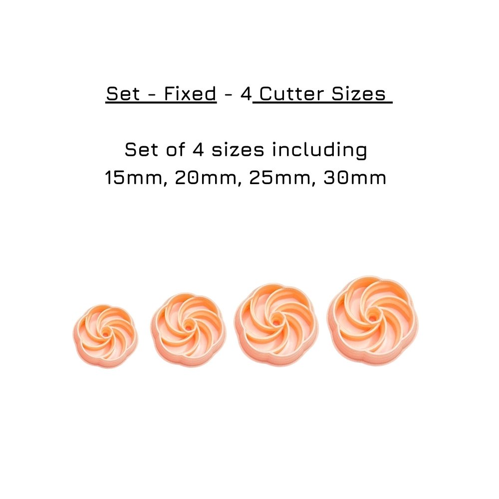 Spiral Clay Cutter | Round Entwined Donut -