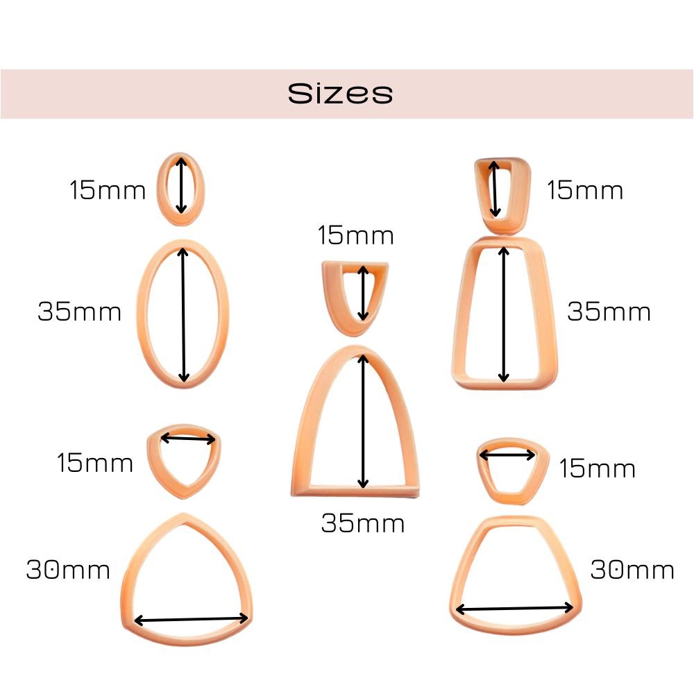 Starter Kit Clay Cutters | 10 Piece Beginners Set - 