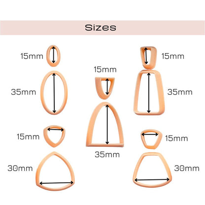 Starter Kit Clay Cutters | 10 Piece Beginners Set - 