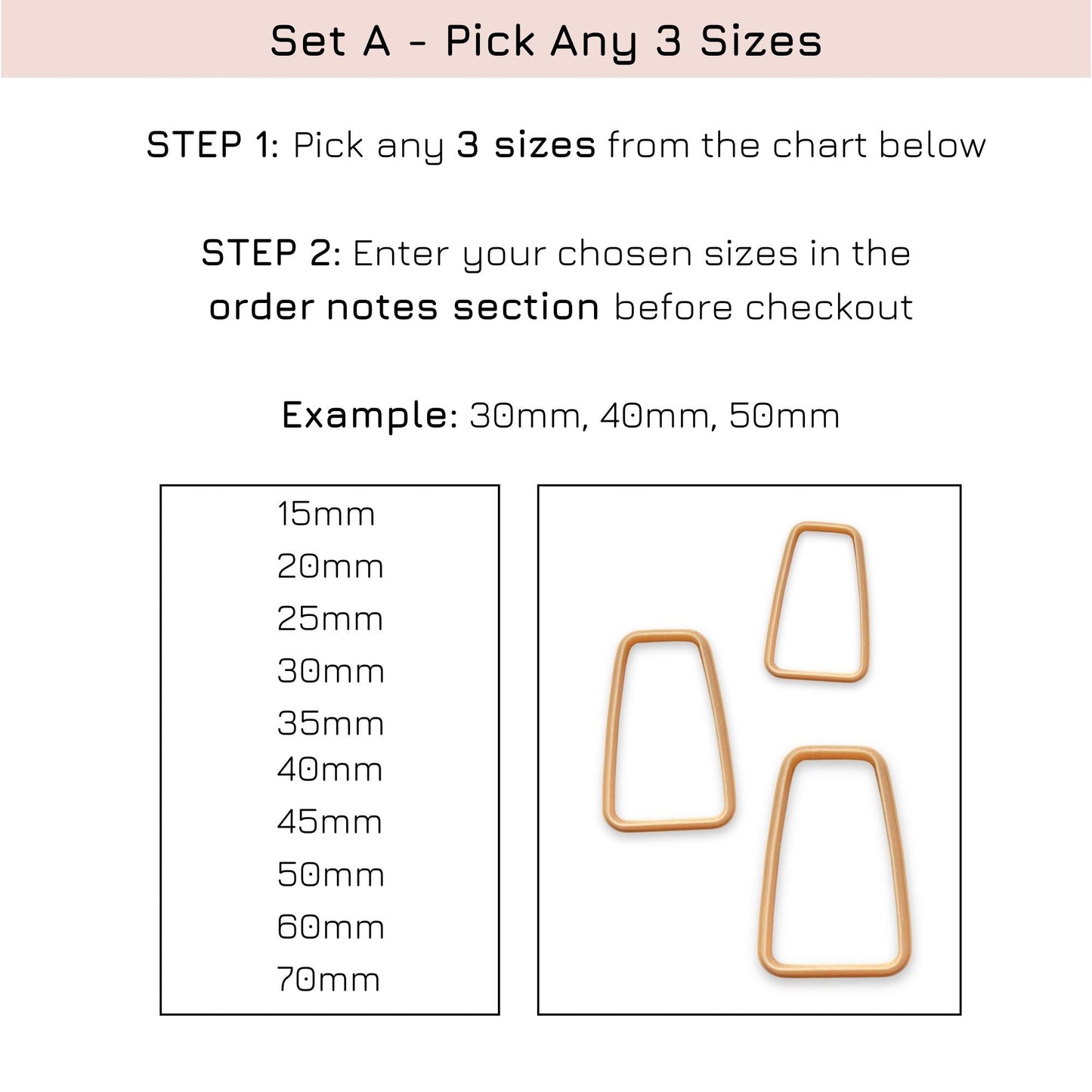 Tapered Rectangle Clay Cutter - 