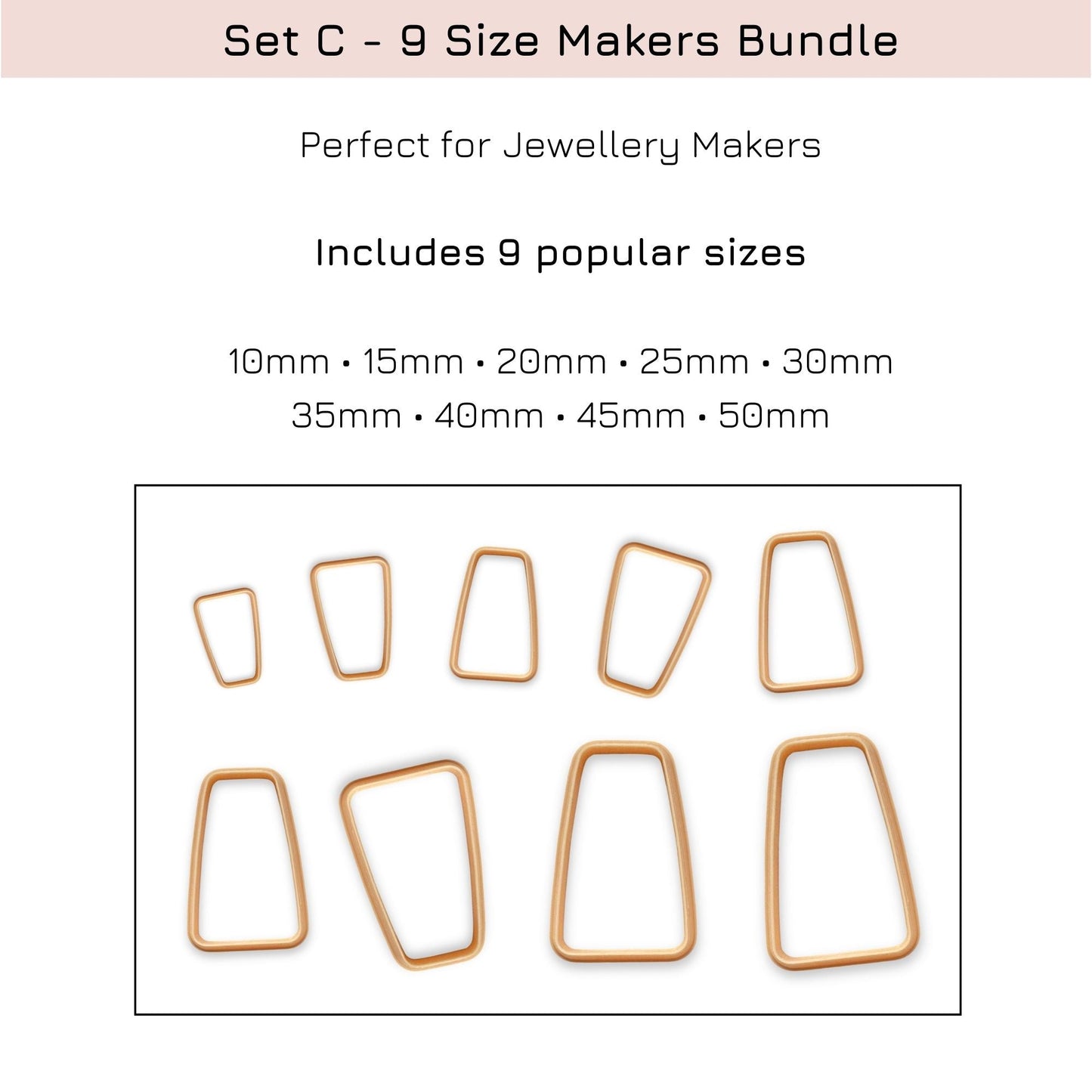 Tapered Rectangle Clay Cutter - 