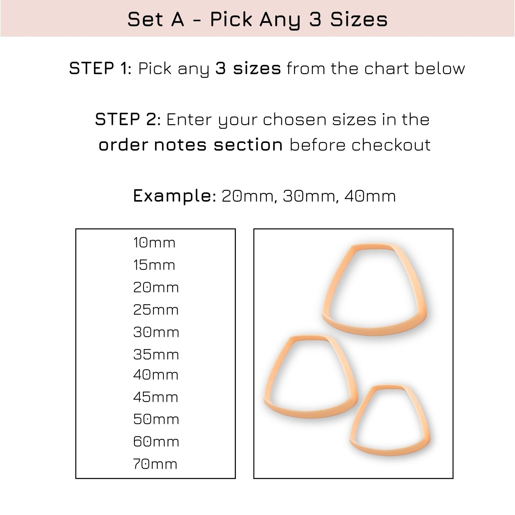 trapezium-clay-cutter-set-pick any 3 sizes