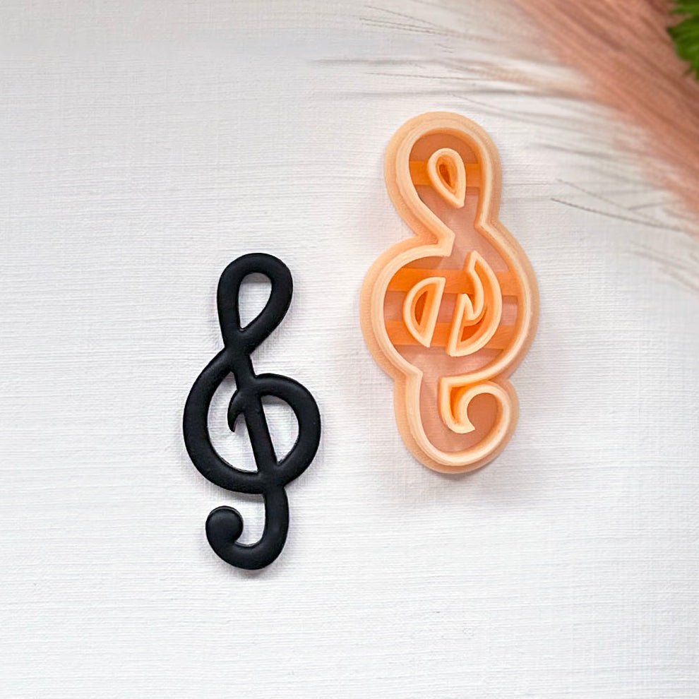 Treble Clef Clay Cutter - 