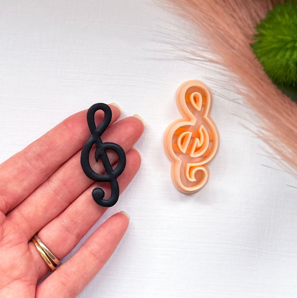 Treble Clef Clay Cutter - 