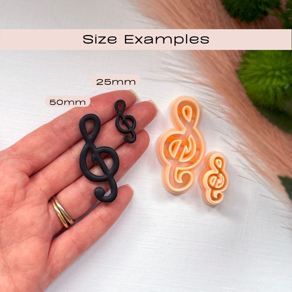 Treble Clef Clay Cutter - 