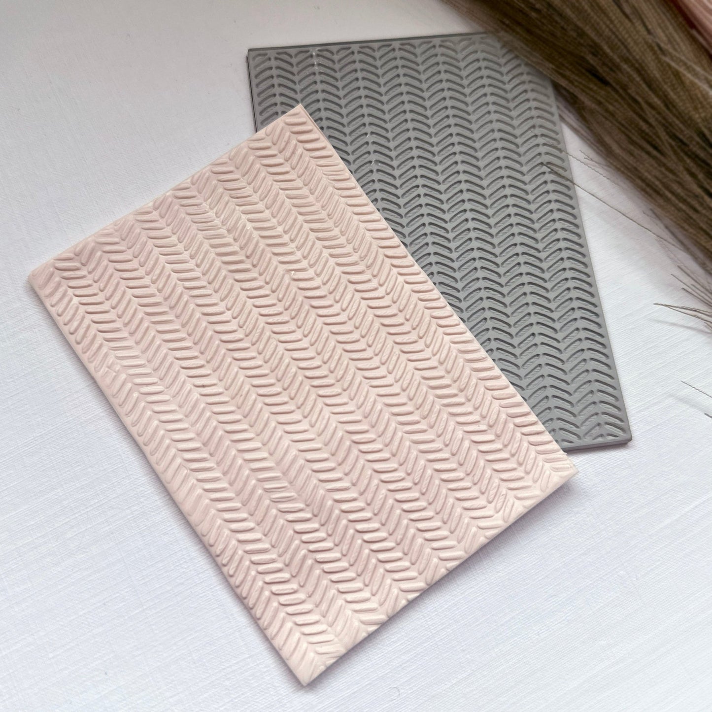 urban patterned texture stamp for polymer clay