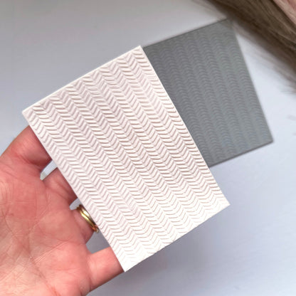 urban patterned texture stamp for polymer clay