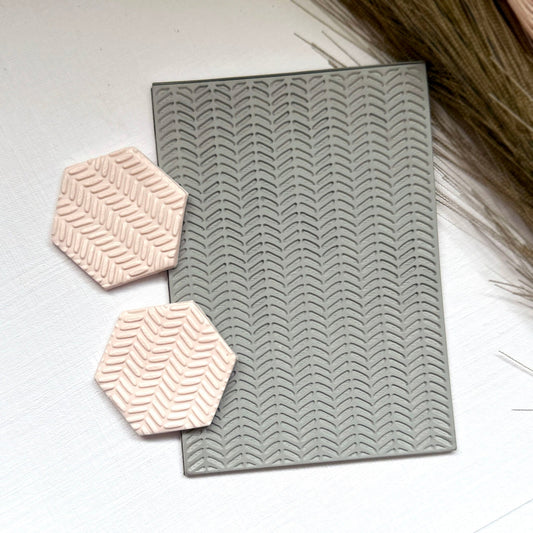 urban patterned texture stamp for polymer clay