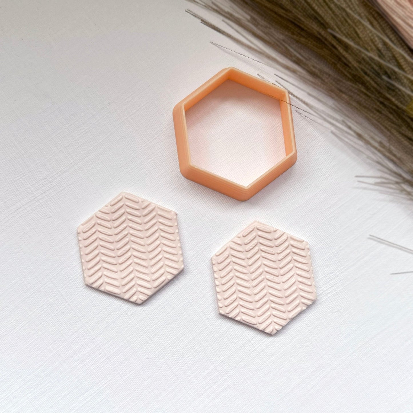 urban patterned texture stamp for polymer clay