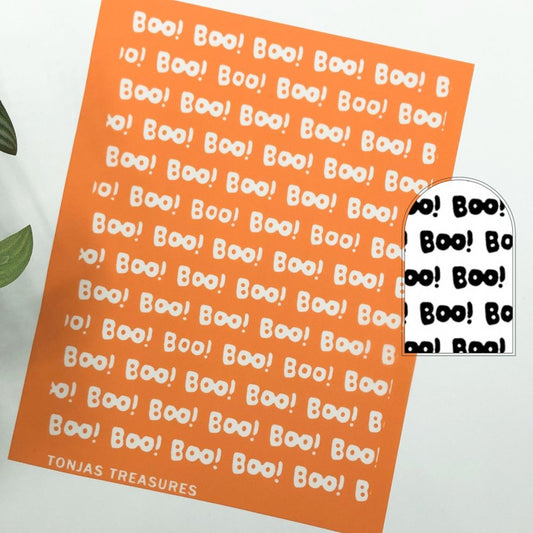 Boo! Silkscreen | Halloween Fun | Polymer Clay -