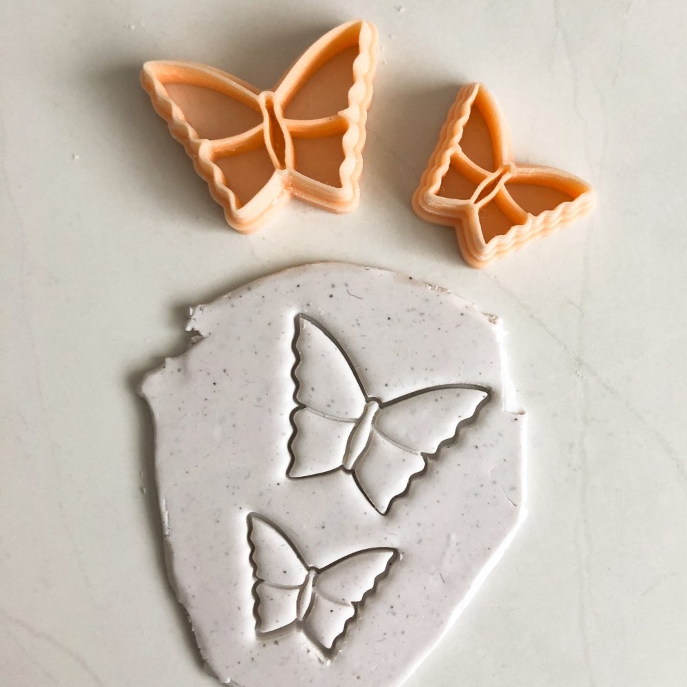 Butterfly Embossed Clay Cutter | Insects Animals -